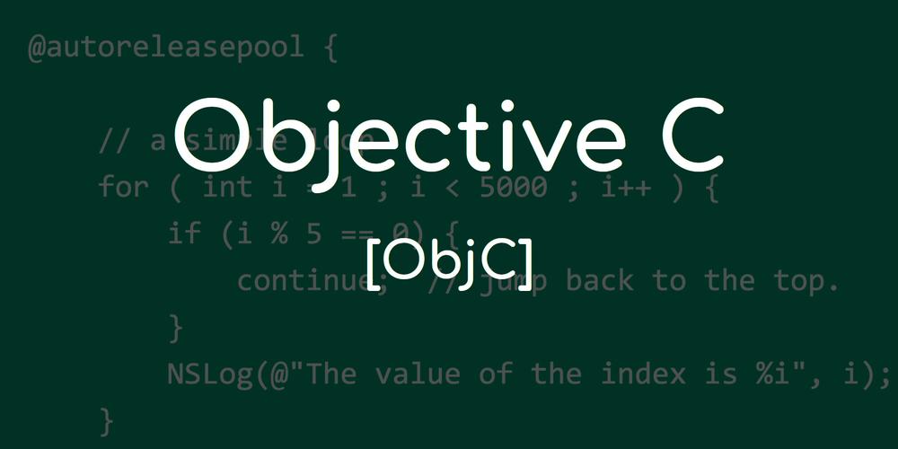 Objective-C Tutorial